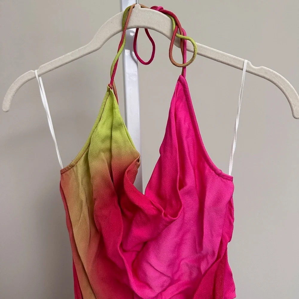 The Wolf Gang Makena Maxi Dress NWT - Picture 9 of 9